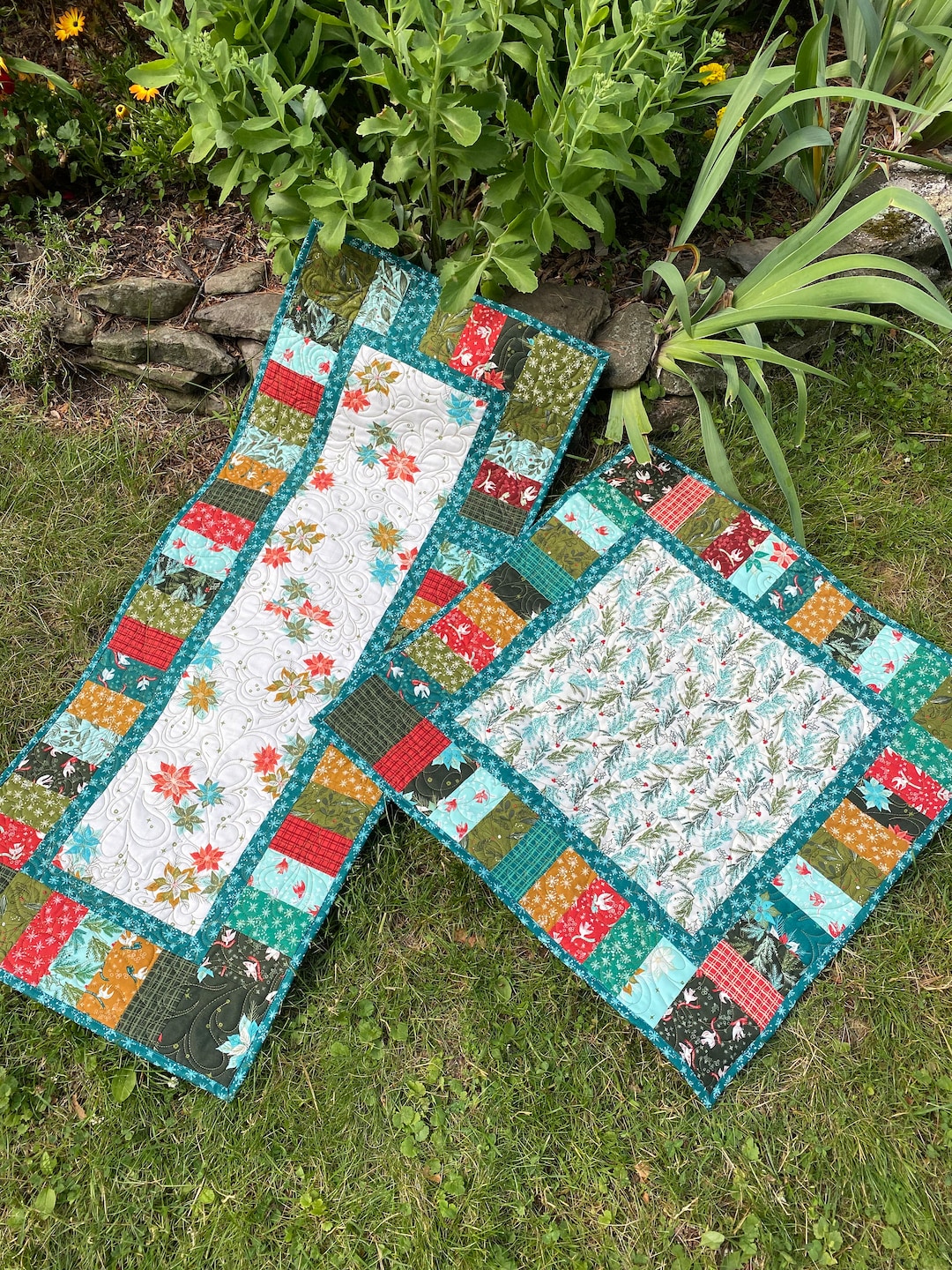 PDF Easy Patchwork Table Runner, 2 Sizes, Uses Charm Squares, Bentley ...