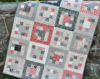 QUILT PATTERN.... Easy... one jelly roll ... Market Square