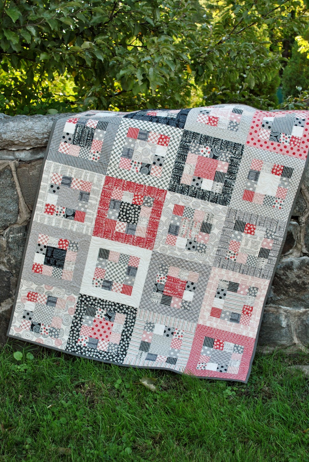 QUILT PATTERN.... Easy... one jelly roll ... Market Square