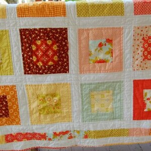 PDF Quilt Pattern, Lap or Baby size....Quick and Easy, Layer Cake or Fat Quarters, San Francisco Window Boxes image 7