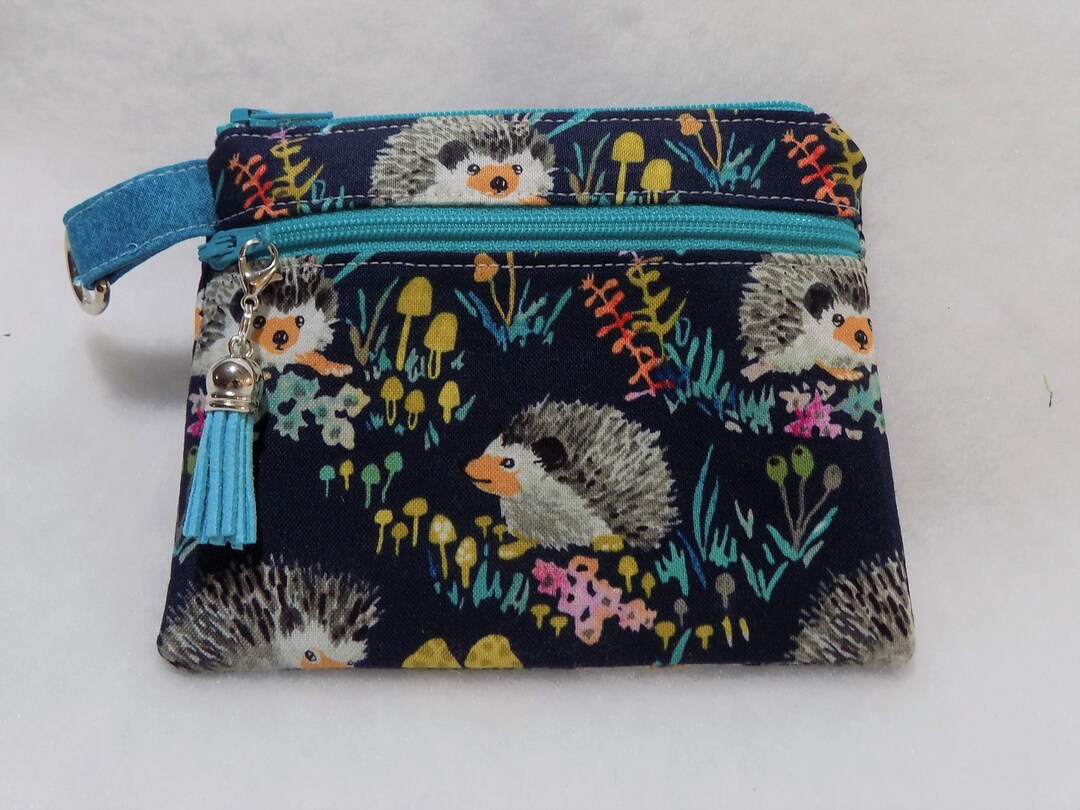 Fabric Double Zipper Pouch Pattern, Coin and Cash Purse Pattern Etsy