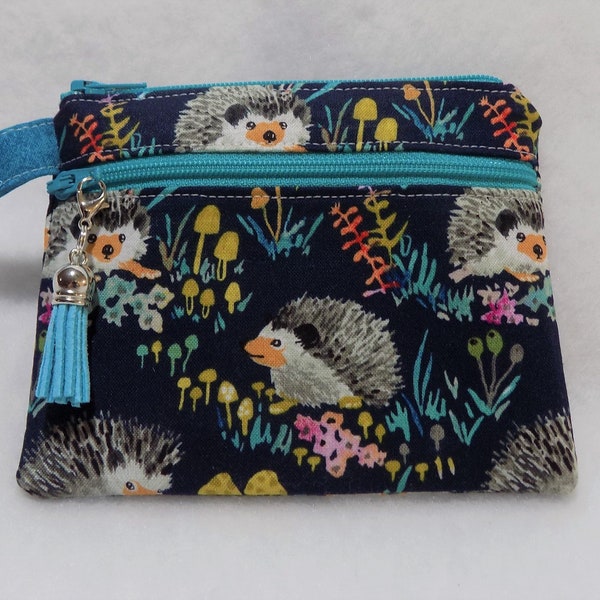 Fabric Double Zipper Pouch Pattern, Coin and Cash Purse Pattern