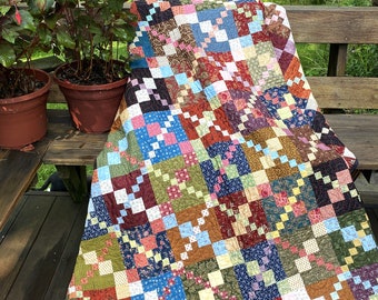 PDF-quiltpatroon schrootquilt... Baby, Lap, Twin, Full en King Stash Buster, Crosshatch