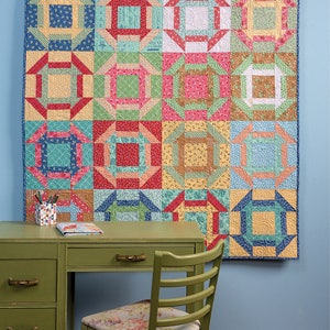 Quilt pattern book, patterns for precut fabric bundles, Vintage Style