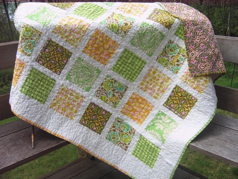 PDF QUILT PATTERN....Simple, Quick and Easy, French Window Panes image 1