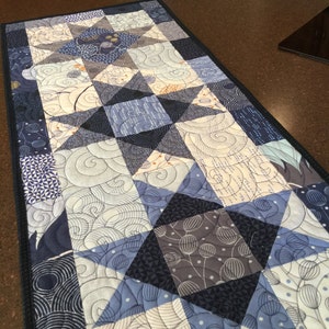 PDF Patchwork Table Runner Pattern....two different projects, Quick and Easy...ONE Charm Square Pack, Twice as Nice image 2