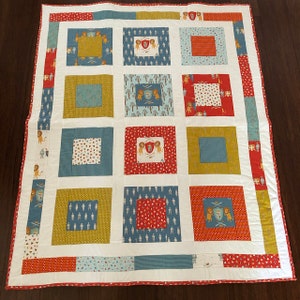 PDF Quilt Pattern, Lap or Baby size....Quick and Easy, Layer Cake or Fat Quarters, San Francisco Window Boxes image 2