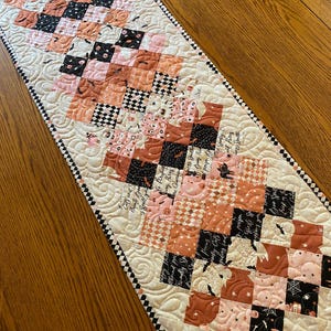 Patchwork Table Runner, 2 projects, uses charm squares, Ducks in a Row. image 4