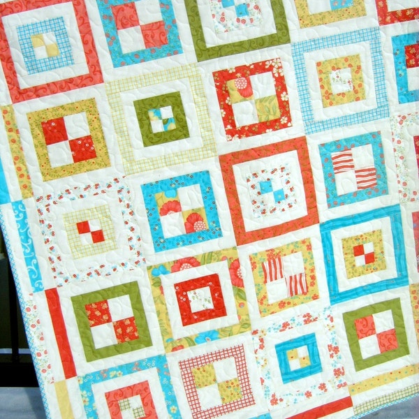 Cobblestone Path QUILT PATTERN ...one layer cake, PDF available