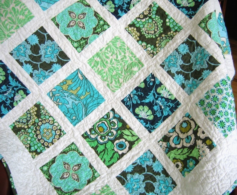 PDF QUILT PATTERN....Simple, Quick and Easy, French Window Panes image 2