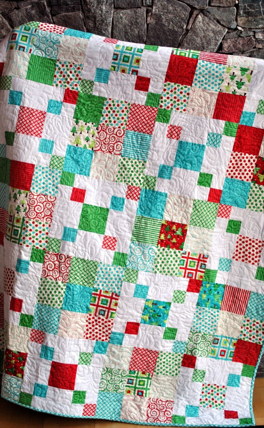 QUILT PATTERN.... Quick and Easy... Layer Cake or Charm Packs, Rocky …