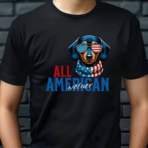 Dackel Weiner T-Shirt, American Pride Pet Doxie T-Shirt, 4. Juli Gedenktag Hundeliebhaber Shirt, Hund Mama Papa Geschenk, Hundebesitzer Souvenir