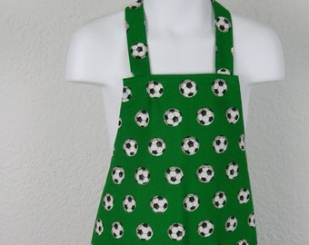 Childs Apron with Soccer Balls