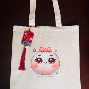 Asian Bao/Dumpling Canvas Tote Bag