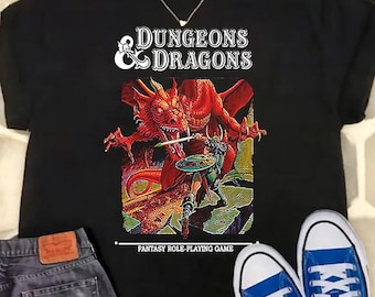 Vintage Dungeons and Dragons Inspired T-shirt, Dungeons & Dragons 1974 Inspired Sweatshirt, DnD Hoodie, Vintage Unisex Tees