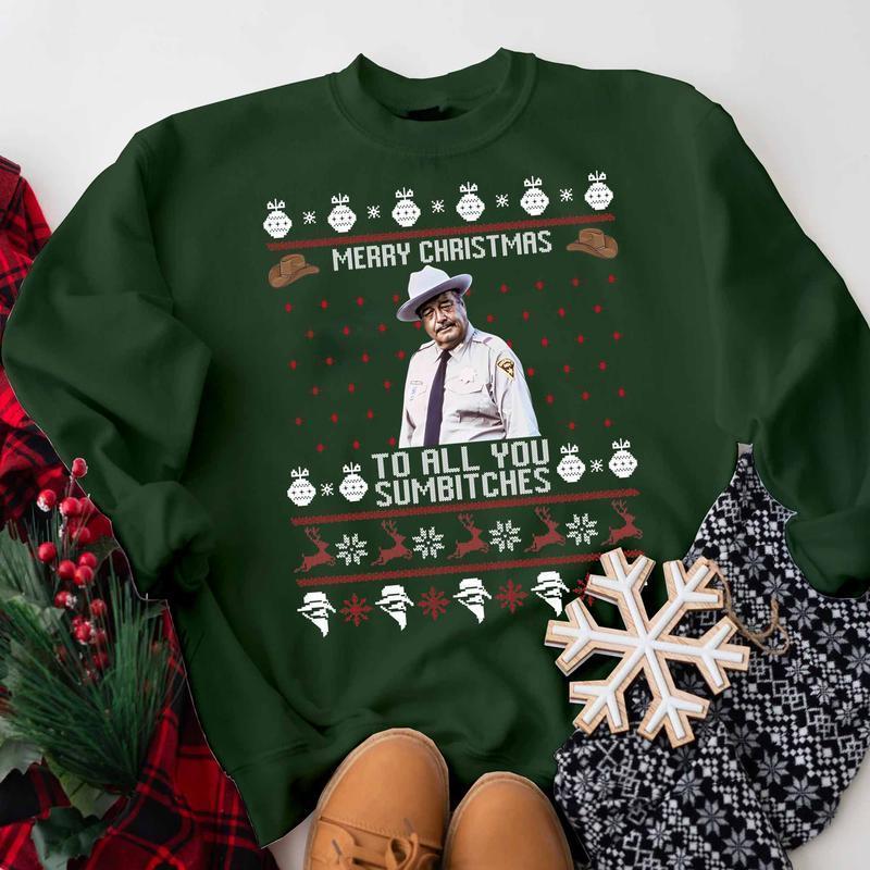 burt reynolds ugly christmas sweater
