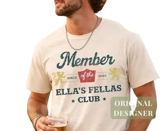 Ellas Fellas Club T-shirt, Western Country Concert Graphic Hoodie, Vintage Rodeo Music Fan Tee, Unisex Casual Sweatshirt, Gift For Her Him