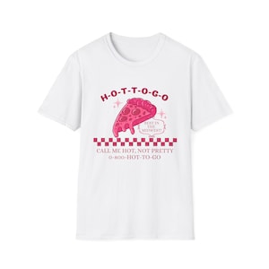 Chappell Roan Hot to Go! TShirt | Midwest Princess | Retro pizza cute pink graphic T-shirt Tee Top New album Merch