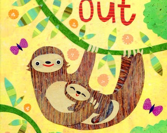 Hanging Out Print