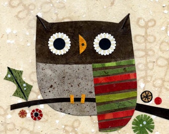 Holiday Hoo Hoo Print