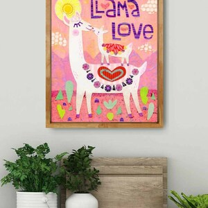 Llama Love Print