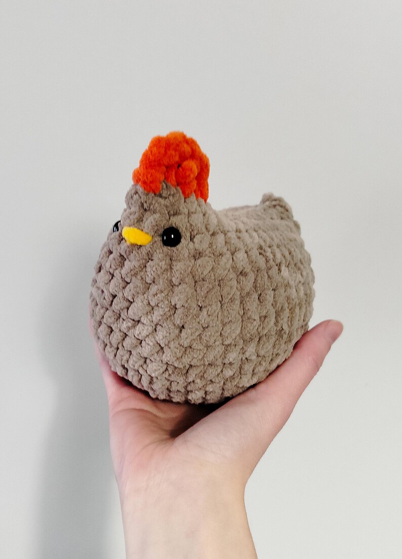 Chubby Chicken Crochet Pattern PDF, Digital Crochet Pattern, Easy ...