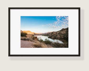 Canyon Lake Arizona Fotografía de Bellas Artes Impresión / Múltiples tamaños disponibles / Arte de la pared de la naturaleza del suroeste del desierto / Fotografía de viajes escénicos