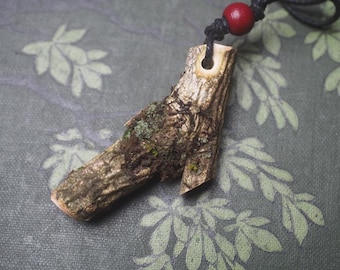 Dorset Rowan Wood Knot Pendant - Protection - Witchcraft, Ogham Tree