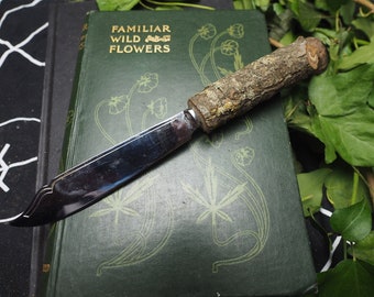 Athame with English Aspen Wood Handle and Up-cycled Blade - For Spirit Work