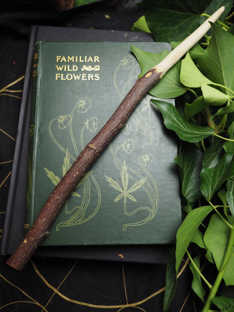 Avalon Apple Wood Wand Pagan Wicca Witchcraft Ritual Etsy