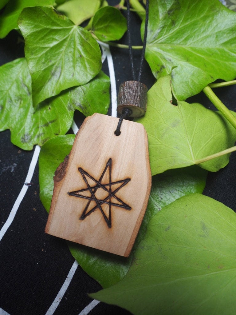 Apple Wood Necklace - Etsy Apple Wood Necklace - Etsy