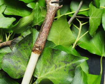 English DogWood Wand Pendant- Wishes and Protection - Pagan, Wicca, Witchcraft, Druid