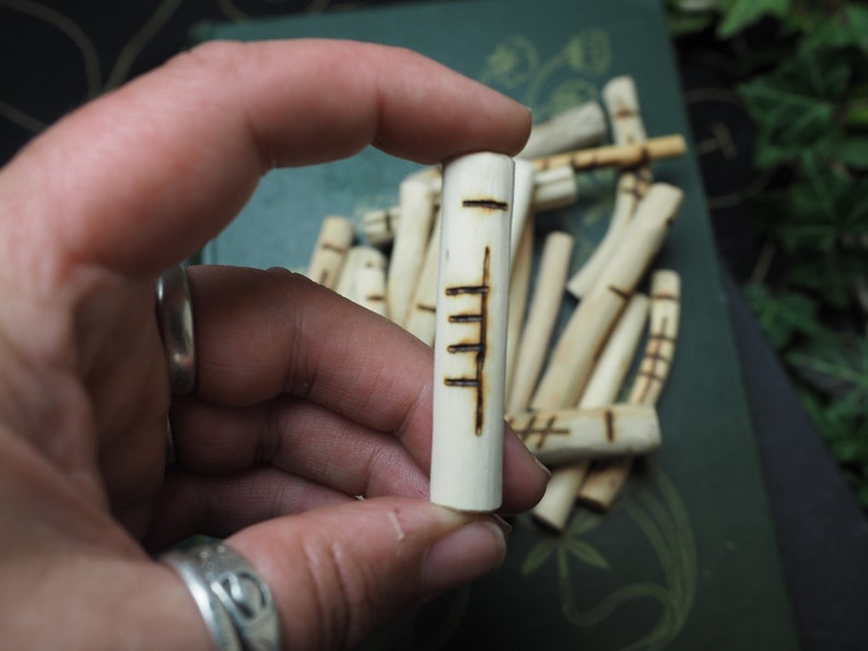 Celtic Tree Ogham Staves Made With Corresponding Woods With Bag ...