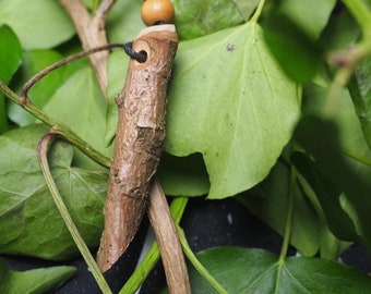 Rare Rowan Root Wood  Pendant - Protection, Life Force - Pagan, Wicca, Witchcraft, Magic