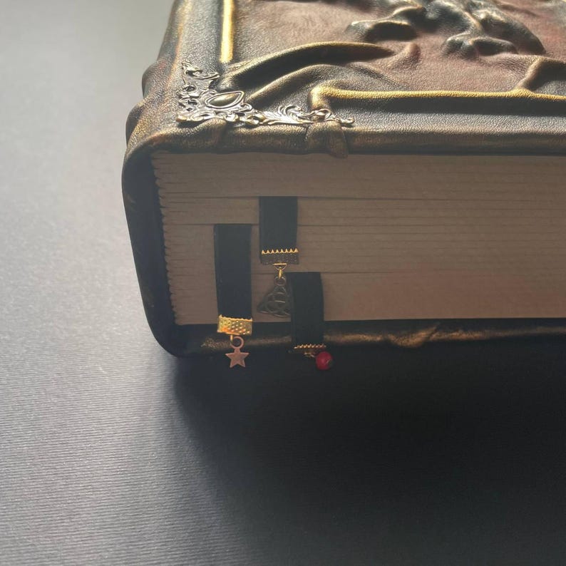 Grimoire des Raben - Dämonologie Journal, A5 Leder Okkultes Buch der Schatten Bild 7