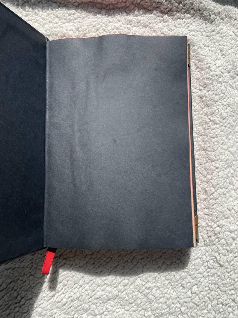 Diario de cuero con grimorio de estrella de 11 puntas / Cuaderno ocultista hecho a mano / Libro de las sombras / Diario de brujería imagen 7
