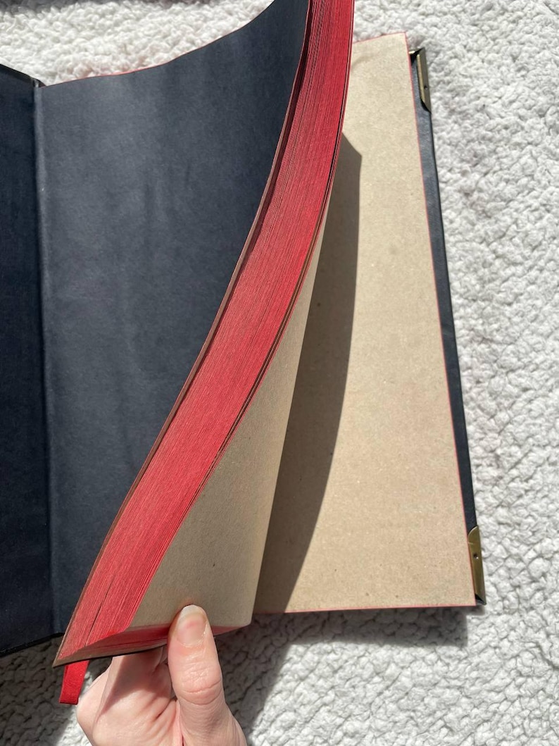 Diario de cuero con grimorio de estrella de 11 puntas / Cuaderno ocultista hecho a mano / Libro de las sombras / Diario de brujería imagen 3
