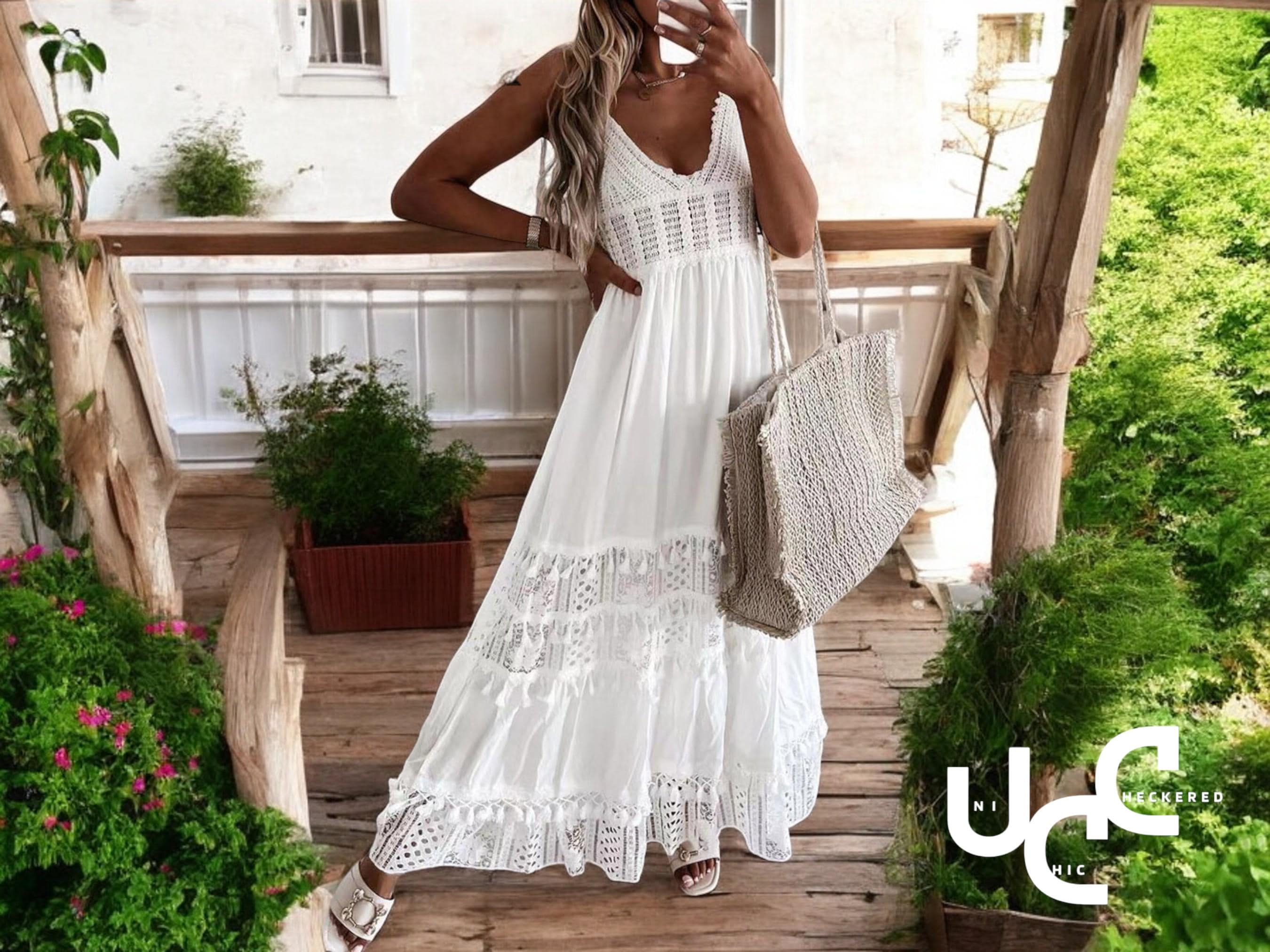 Bohemian Maxi Dress Amazon Uk Boho Dresses White Boho Dress Canada