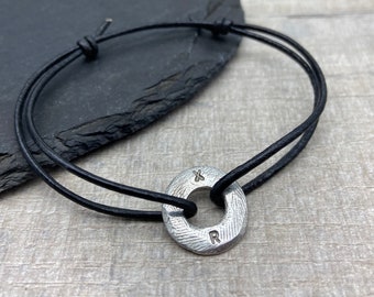 2nd Anniversary Gift - Cotton Anniversary Hearts or Kisses Friendship Bracelet - 2nd Anniversary Gift for Him - 2 Years Married Wife Gift