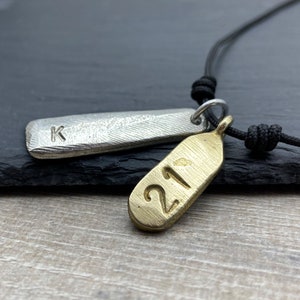 21st Birthday Gift for Him - 21st Birthday Gift for Her - Unisex 21st Birthday Necklace - Eco Friendly 21st Birthday Gift Necklace