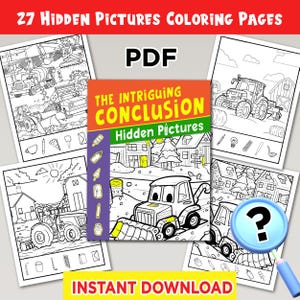 Printable Hidden Picture, Search & Find - The Intriguing Conclusion, Vacation-Themed Puzzles, Hidden Picture Games For Kids, I Spy Games