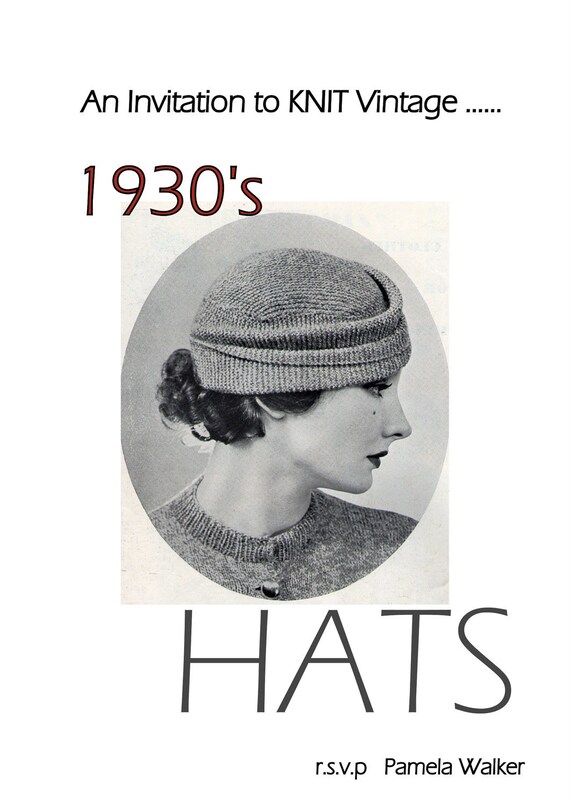vintage knit hats