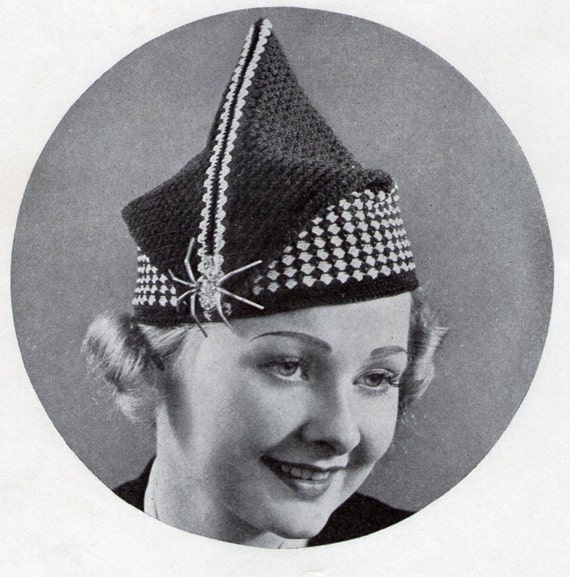 1938 Hats Bags Belts Vintage Crochet Patterns pdf No 2 | Etsy