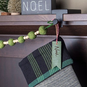 Personalized Stocking Tags (personalized tags, custom stocking tags, Christmas stocking tags, custom family name tags, custom gift tags)