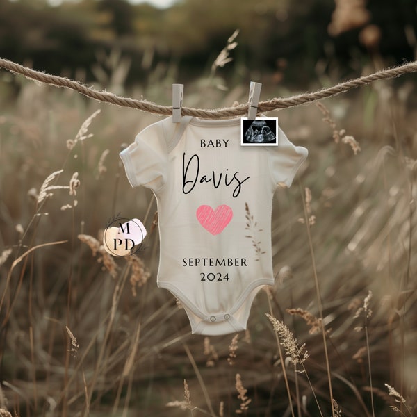 Schwangerschaft Verkünden, Simple Pregnancy Announcement, Birth Announcement Idea, Gender Reveal Theme