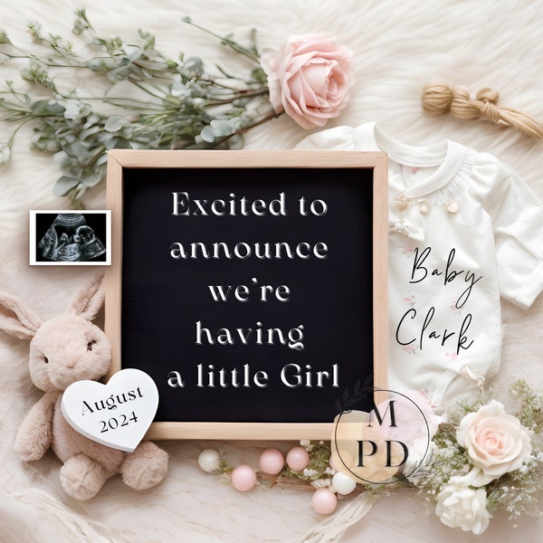 Schwangerschaft Verkünden, Gender Reveal Board, Surprise Pregnancy Announcement, Pregnancy Announcement Template