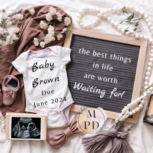 Schwangerschaft Verkünden, Gender Reveal Board, Surprise Pregnancy Announcement, Pregnancy Announcement Template