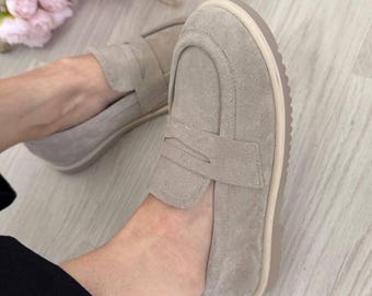 Läderloafers med bred tå: Handgjorda skor med noll dropp