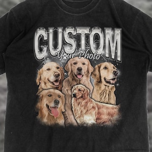 Custom Comfort Colors Pet Bootleg Shirt, Custom Vintage Dog Bootleg Shirt, CUSTOM Your Own Bootleg Idea Here,Pet Photo Shirt, Dog Mom Gift