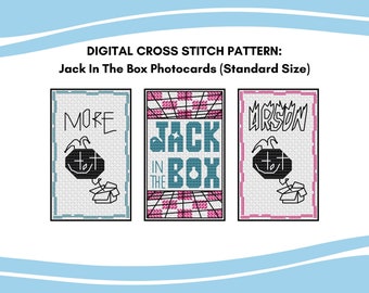 J-Hope - Jack In The Box - BTS Standard Photocard Cross Stitch Pattern | PDF Instant Download